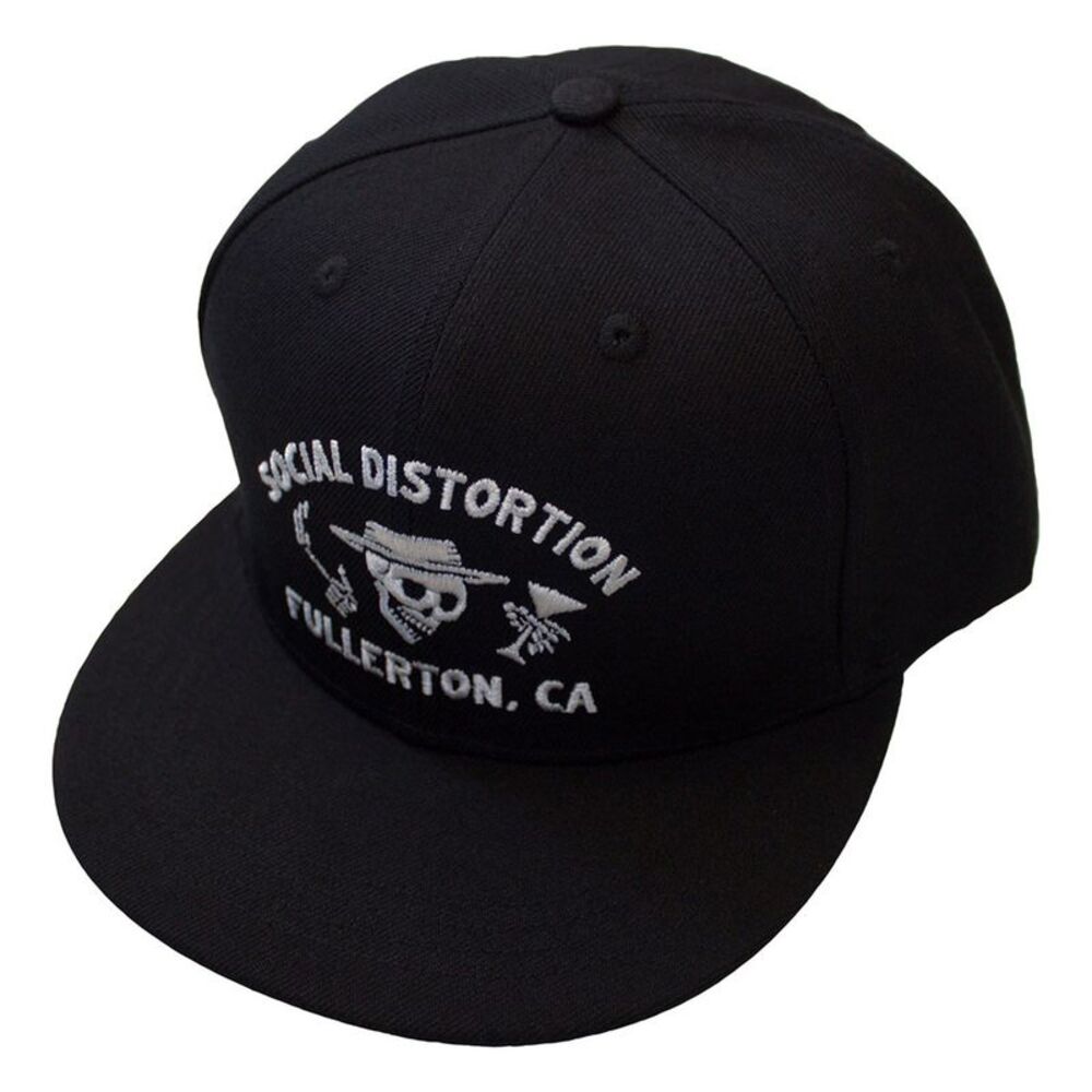 Social Distortion Unisex Adult Fullerton Skelly  Cap / Black